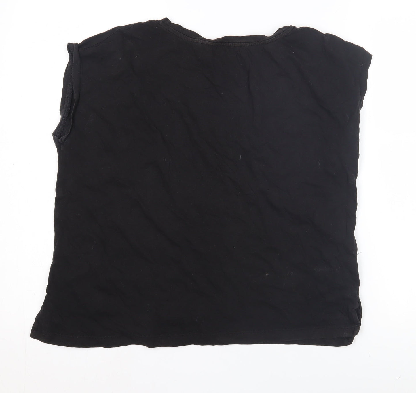 Womens UK Size 14 Mango Black Basic