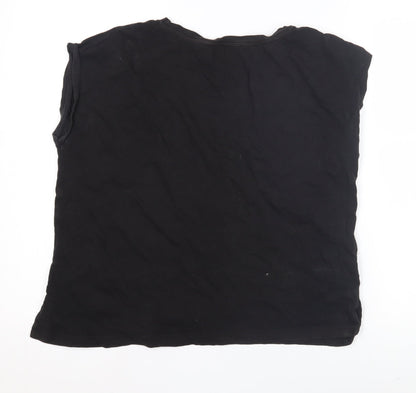 Womens UK Size 14 Mango Black Basic