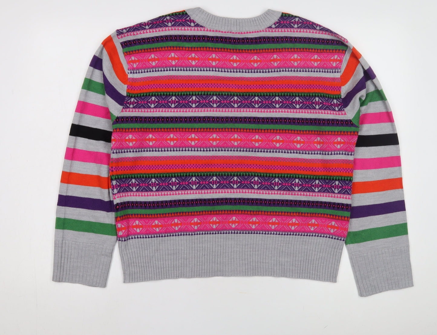 Womens UK Size M NEXT Multicoloured Pullover Jumper