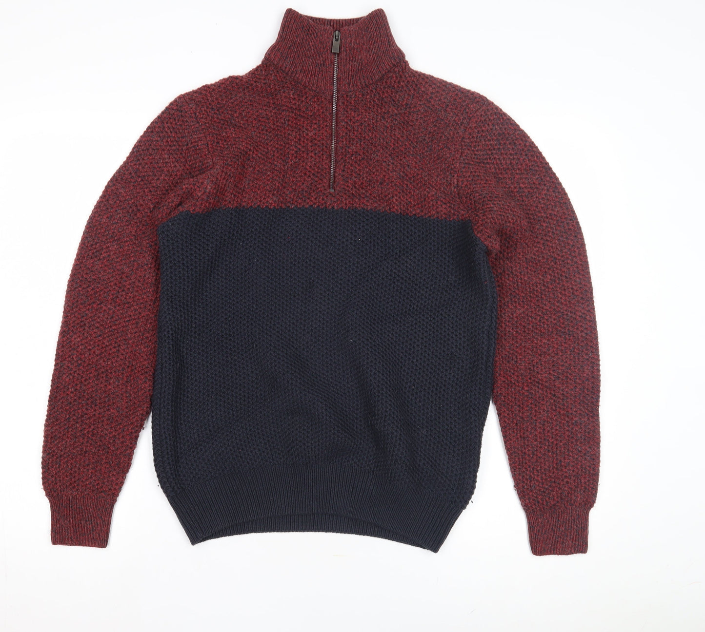 Next Men's M Red High Neck Pullover Jumper