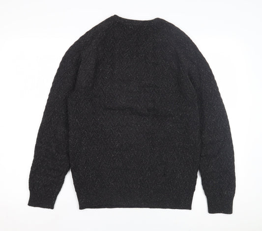 Next Men's Black Cable-Knit Jumper XS