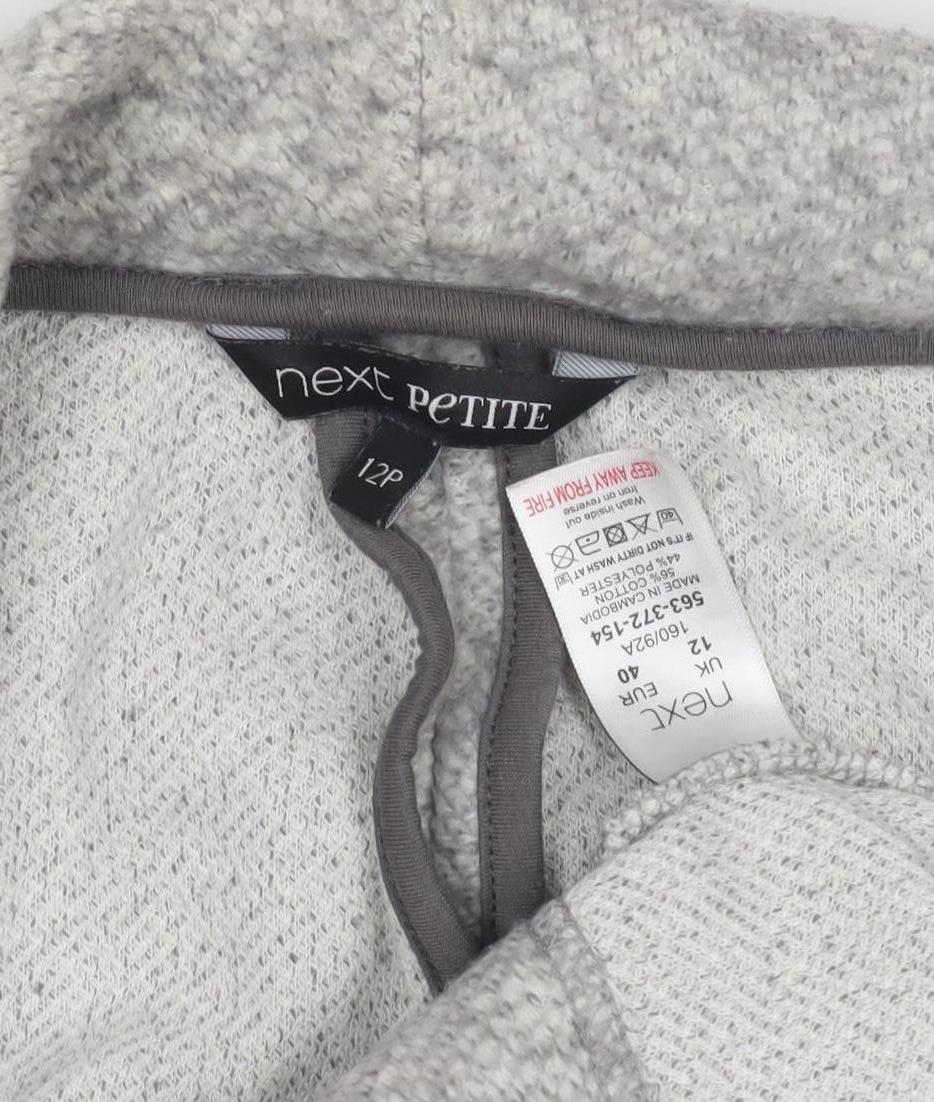 Womens UK Size 12 NEXT Grey Overcoat
