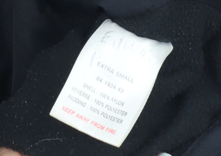 Mens UK Size XS Peter Storm Black Parka Coat