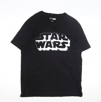 Mens UK Size M Gap Black  T-Shirt