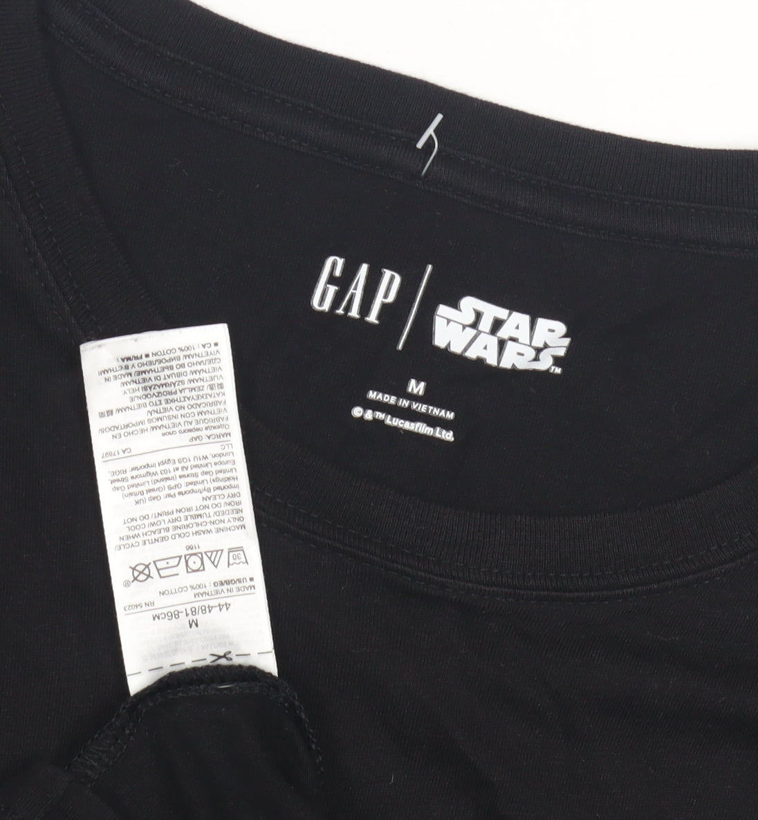 Mens UK Size M Gap Black  T-Shirt