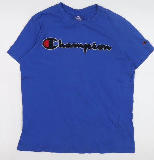 Mens UK Size XS Champion Blue  T-Shirt