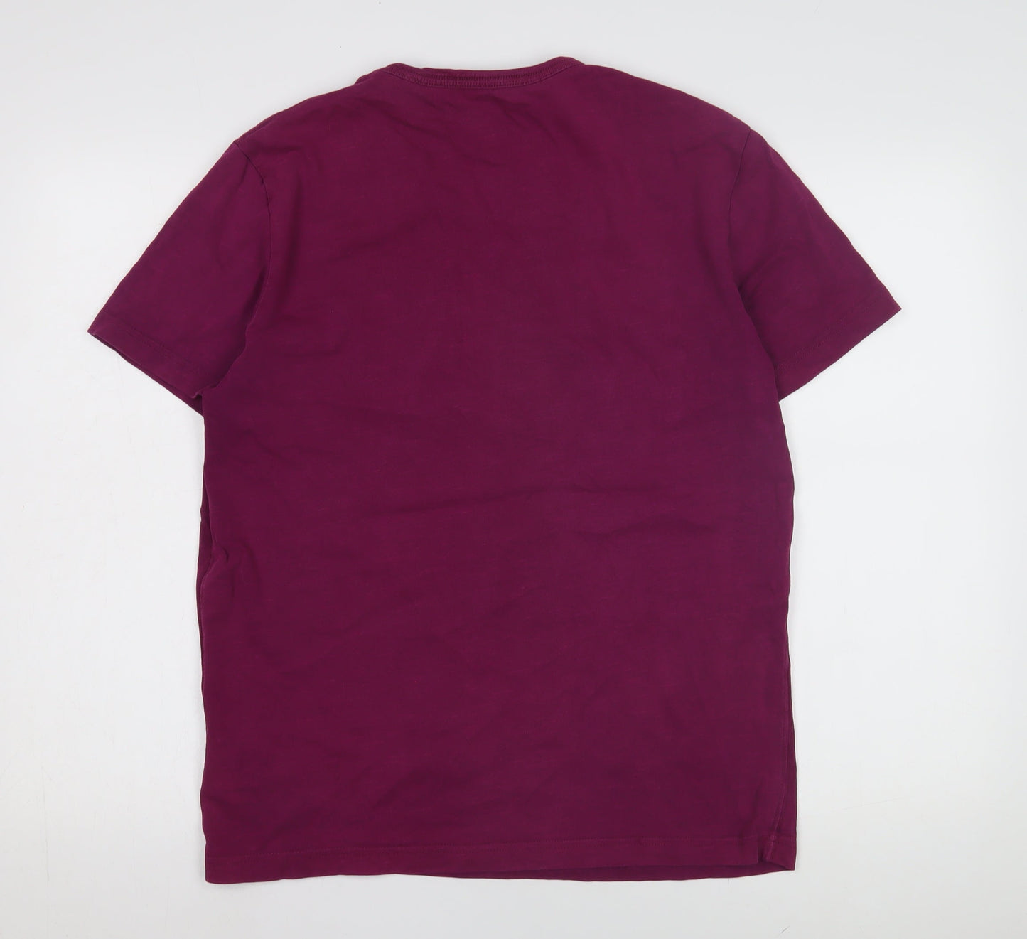 Joules Men's Purple T-Shirt, Medium, Crew Neck