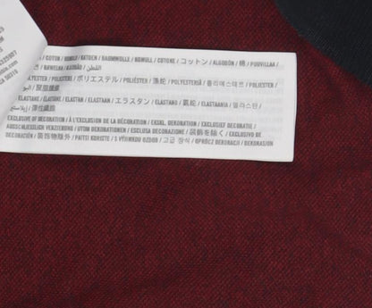 Hollister Men’s Red Polo Shirt M - Logo Detail