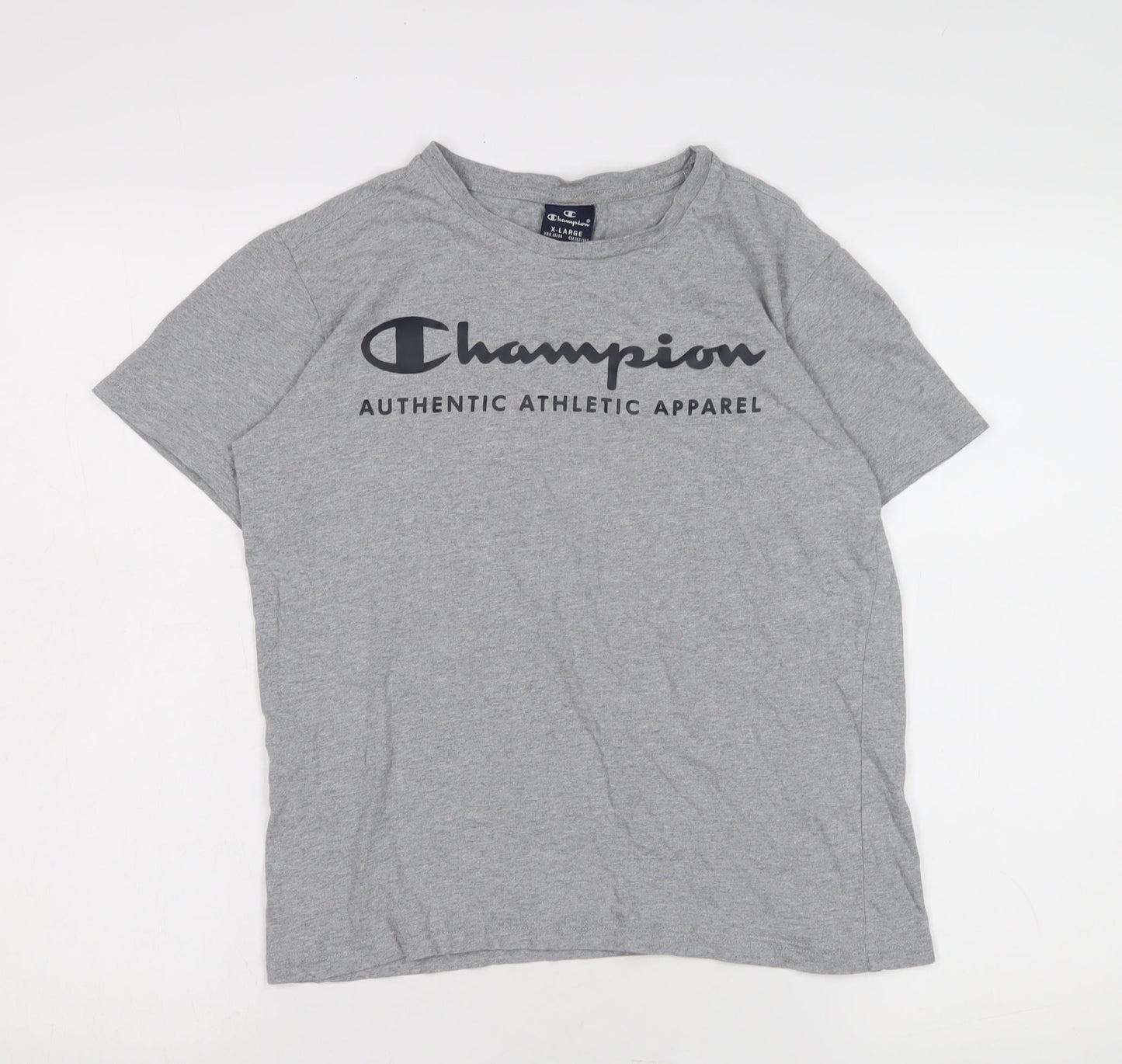 Champion Teens Grey XL T-Shirt Crew Neck Casual