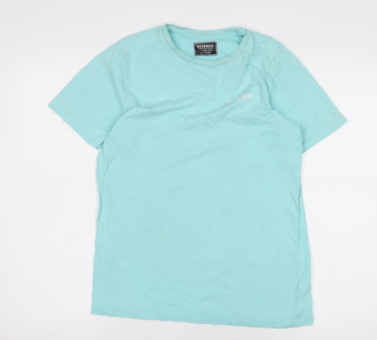 McKenzie Boys Blue T-Shirt 13-14 Years Cotton Casual