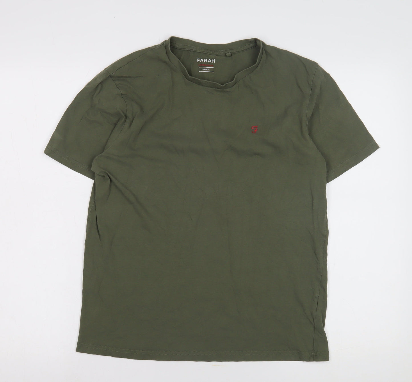 Mens UK Size M Farah Green  T-Shirt