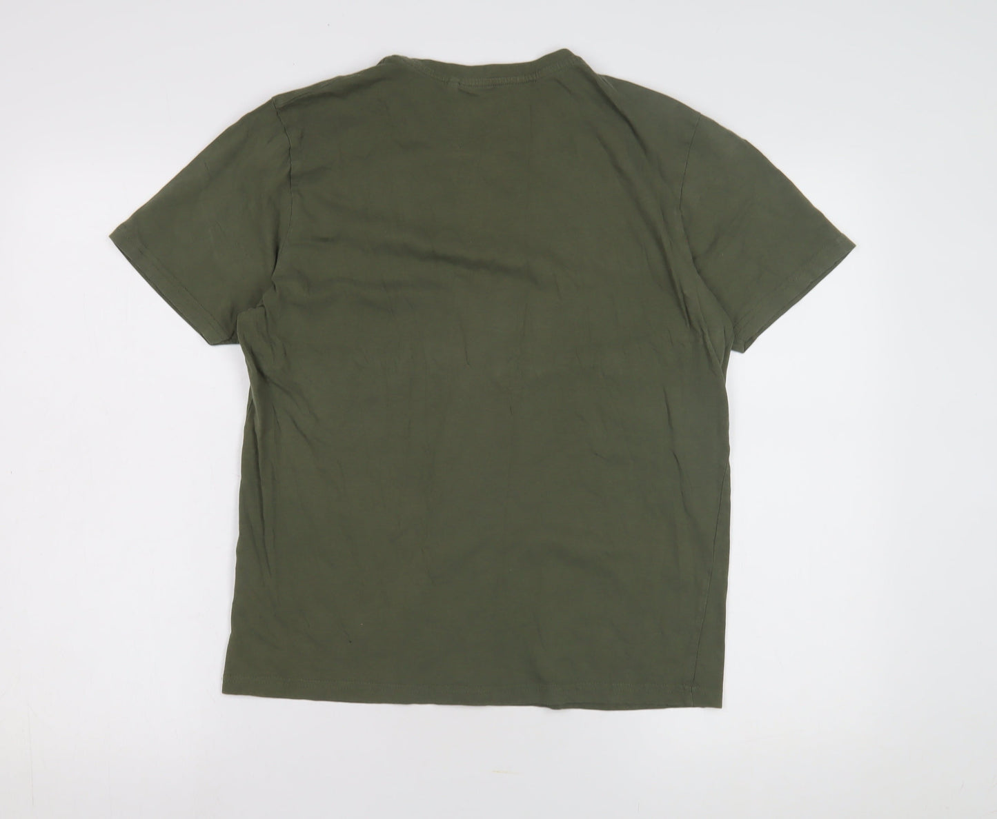Mens UK Size M Farah Green  T-Shirt