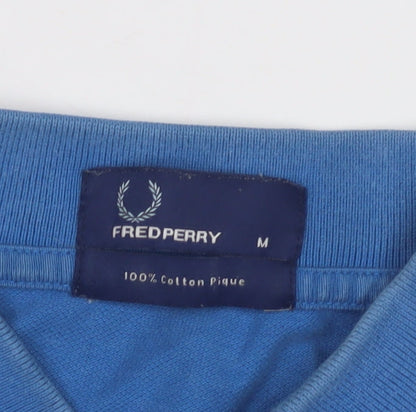Fred Perry Men's Blue Polo Shirt Medium