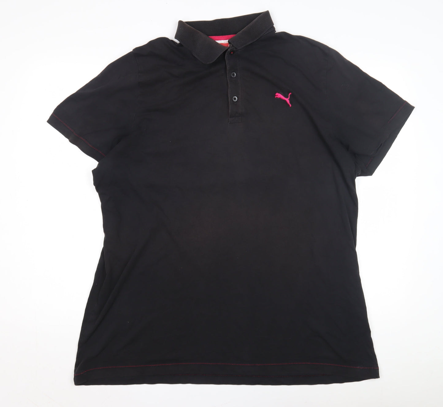 Puma Men's Black Polo Shirt 2XL