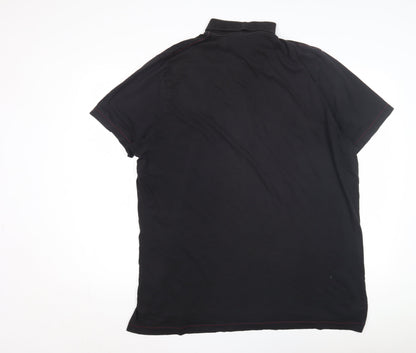 Puma Men's Black Polo Shirt 2XL