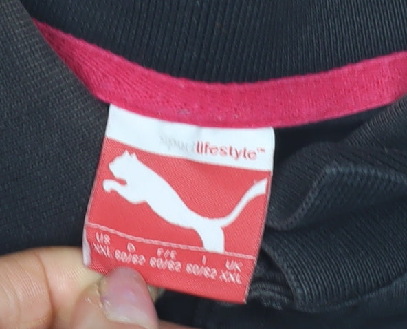 Puma Men's Black Polo Shirt 2XL