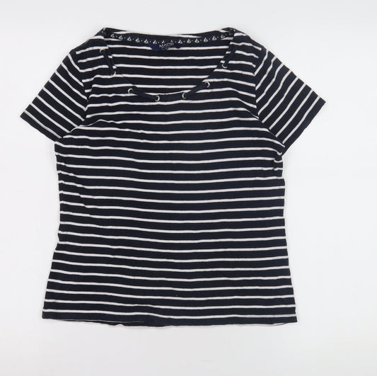 Maine New England Women's Striped T-Shirt Size 12