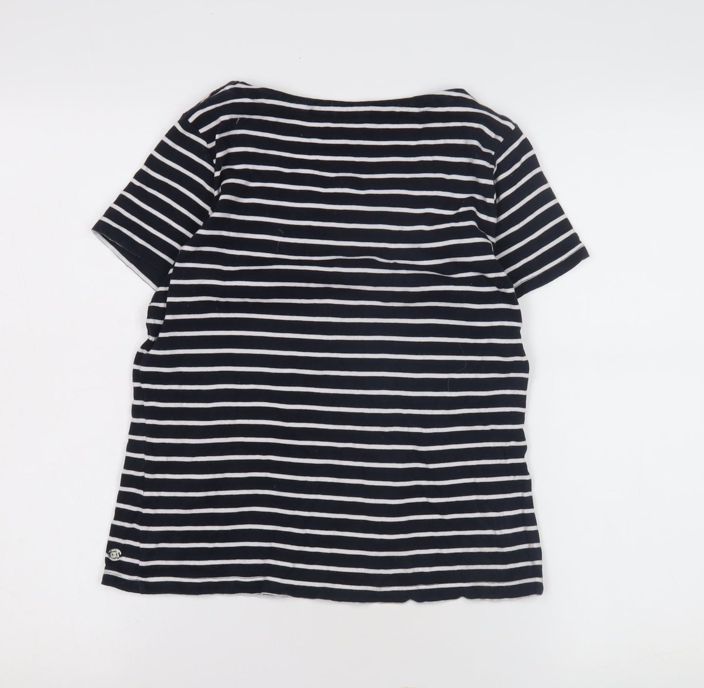 Womens UK Size 12 Maine New England Black Basic T-Shirt