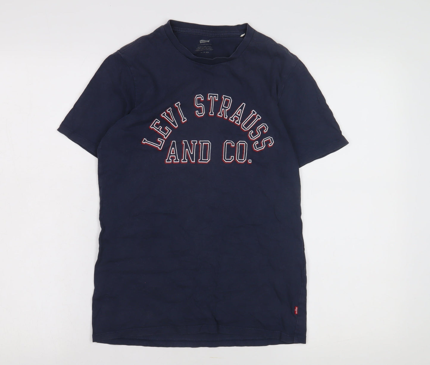 Levi's Boys Blue Graphic T-Shirt - Short Sleeve Crew Neck