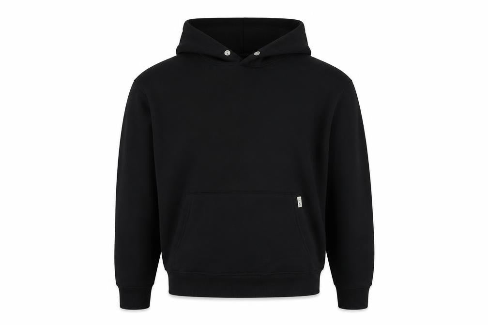 Mens UK Size S boohooMAN Black Pullover Hoodie