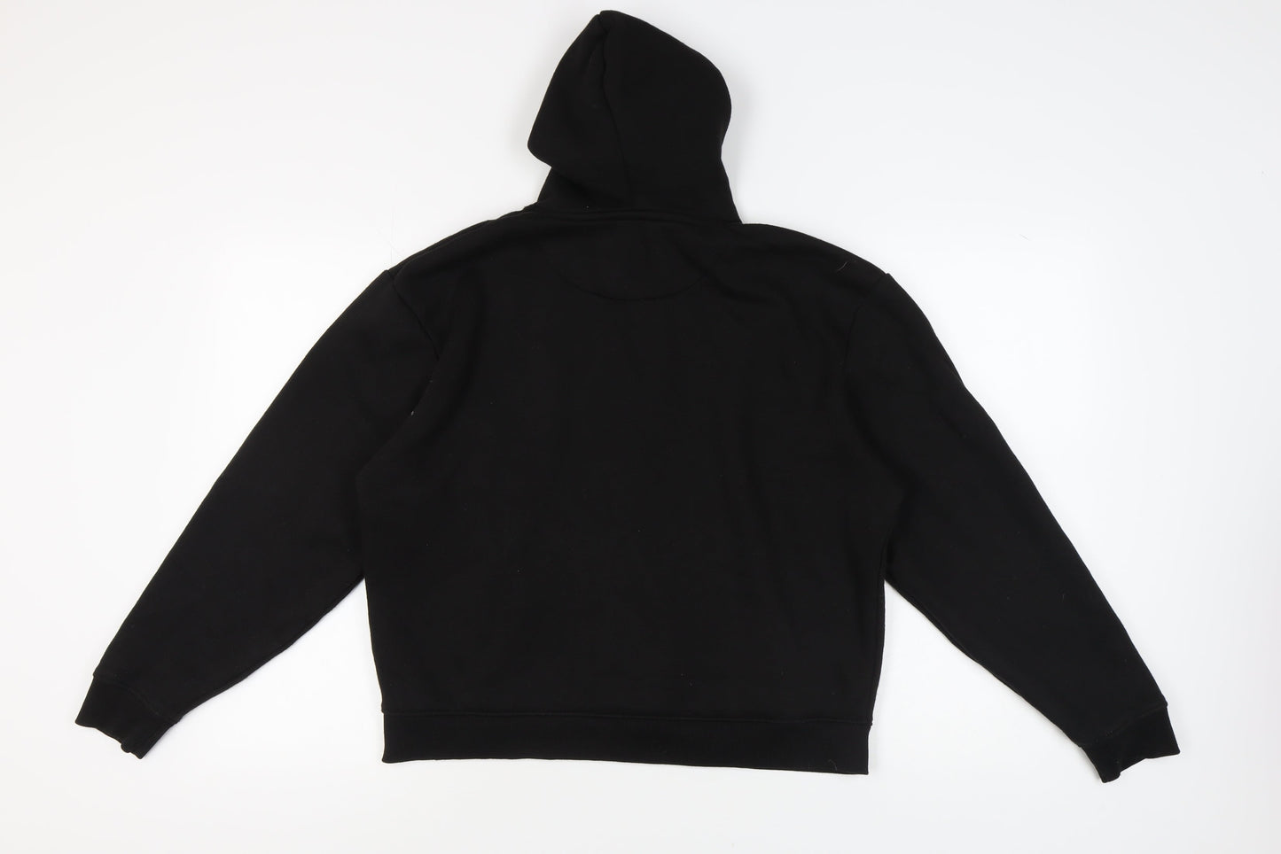 Mens UK Size S boohooMAN Black Pullover Hoodie