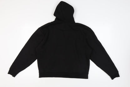 Mens UK Size S boohooMAN Black Pullover Hoodie