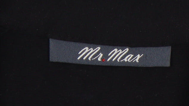 Womens UK Size XS Mr. Max Black Full Zip Sweatshirt
