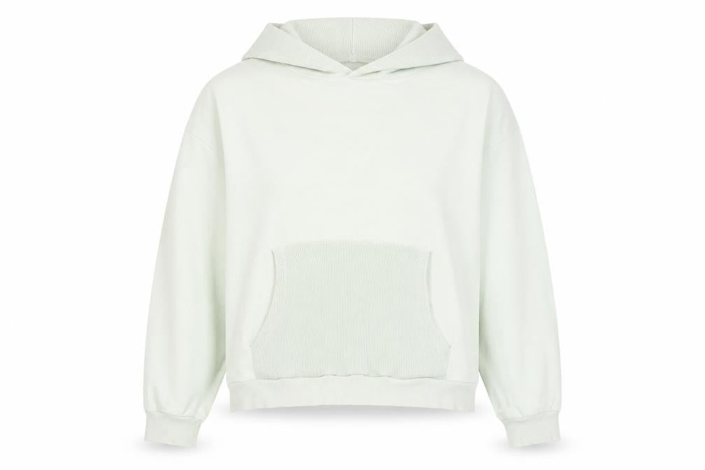 Womens UK Size L ASOS DESIGN Green Pullover Hoodie