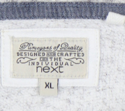 Mens UK Size XL NEXT Grey Pullover Sweatshirt