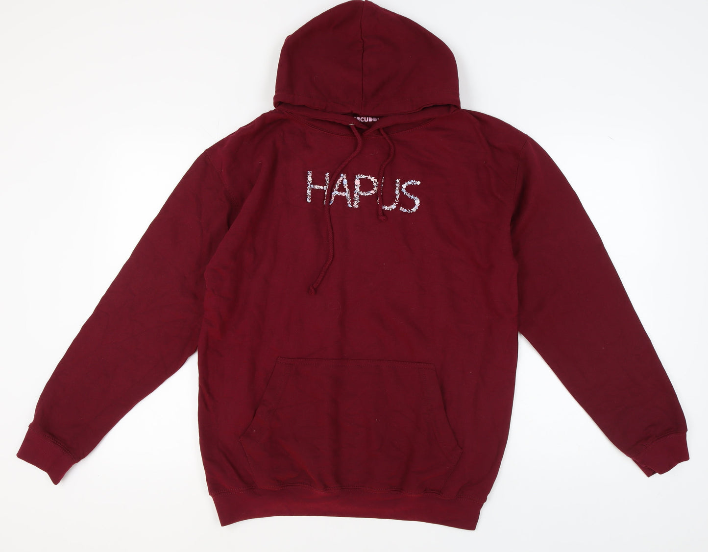 Silvercuddles Unisex Red Pullover Hoodie L