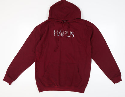 Silvercuddles Unisex Red Pullover Hoodie L