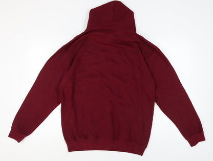 Silvercuddles Unisex Red Pullover Hoodie L
