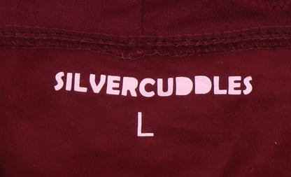 Silvercuddles Unisex Red Pullover Hoodie L