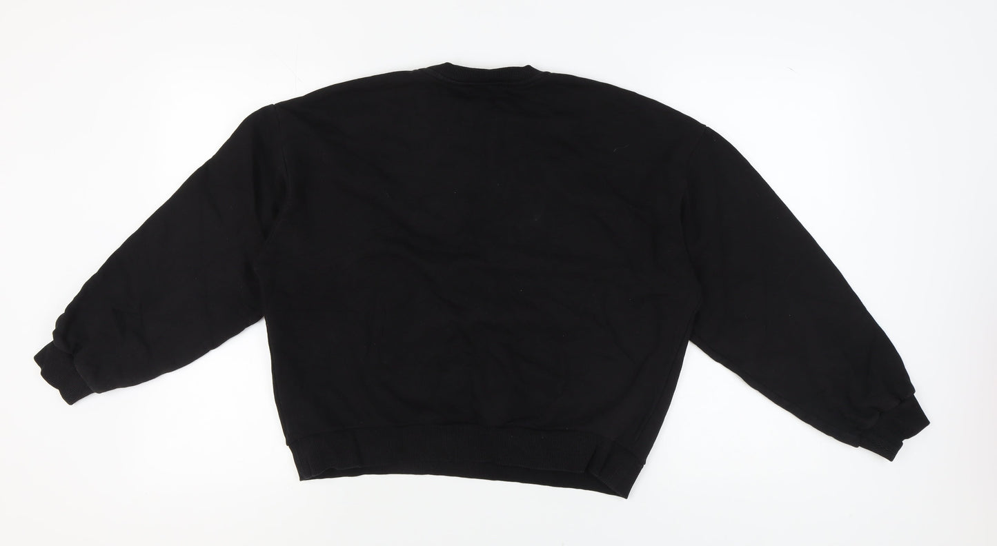Womens UK Size 10 ASOS Black Pullover Sweatshirt