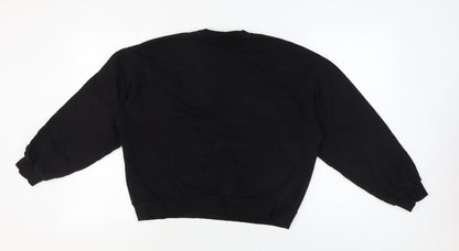 Womens UK Size 10 ASOS Black Pullover Sweatshirt
