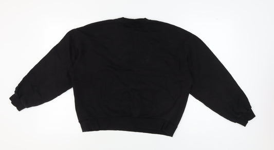 Womens UK Size 10 ASOS Black Pullover Sweatshirt