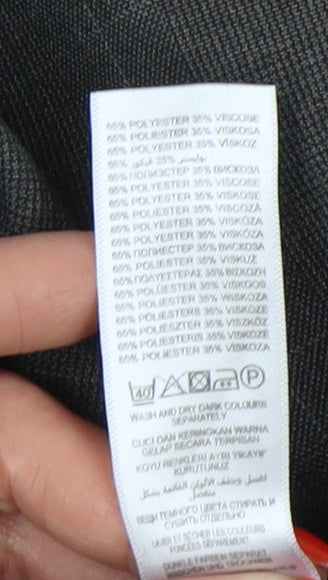 Jeff Banks Men's Grey Check Trousers, Size 36