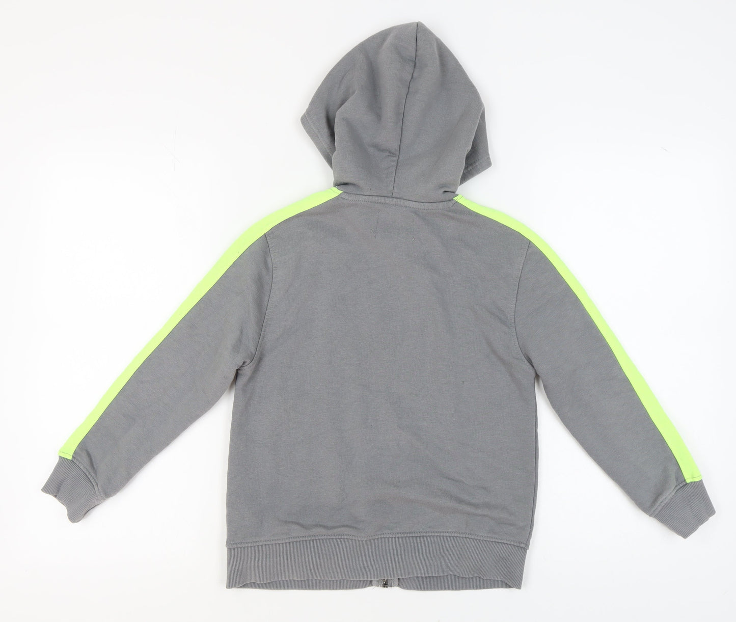 Zara Boys Grey Full Zip Hoodie, Size 6 Years