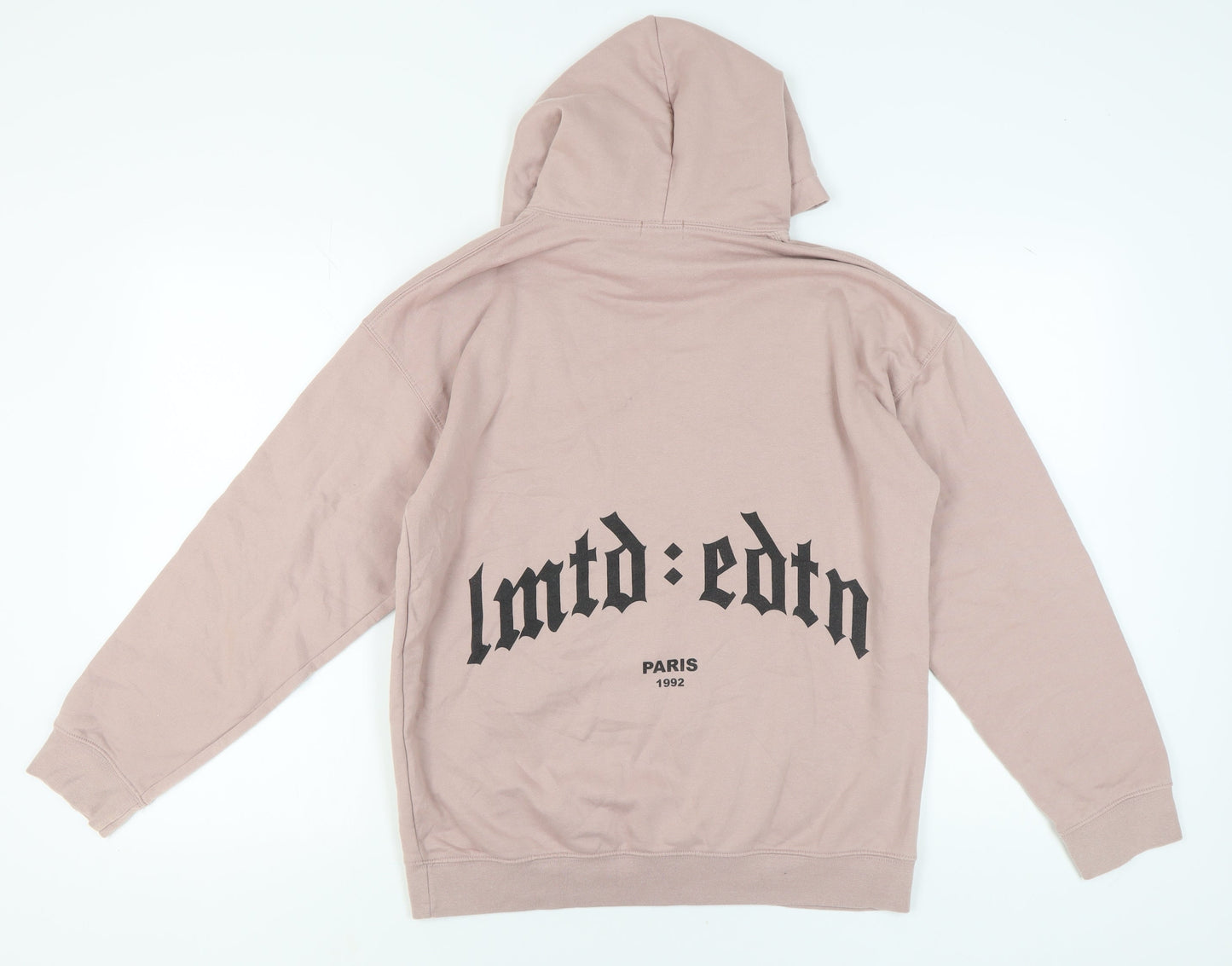 Boohoo Women's Pink Medium Pullover Hoodie - Casual & Comfortable