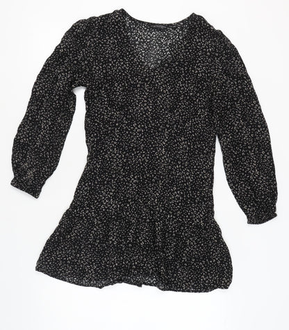 Dorothy Perkins Women's Black Long Sleeve Dress, Size 10