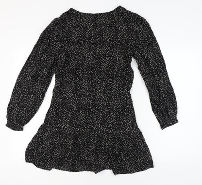 Dorothy Perkins Women's Black Long Sleeve Dress, Size 10