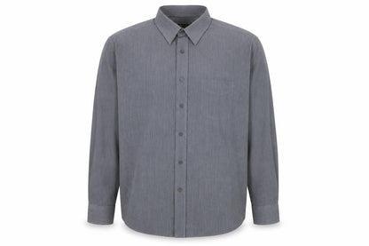 Marks and Spencer Men's Grey Long Sleeve Shirt 16