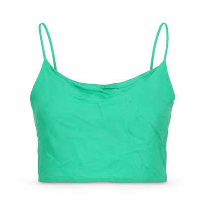 Womens UK Size S Zara Green Camisole Tank