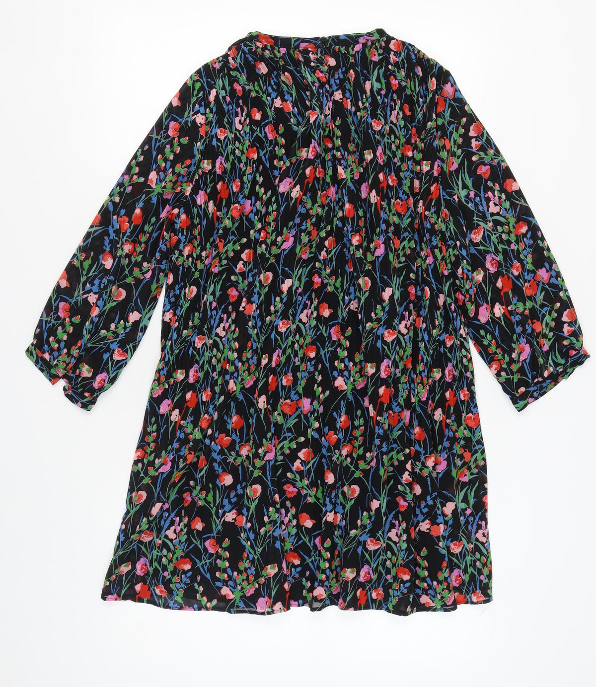 Zara Women's Multicoloured Floral Shift Dress