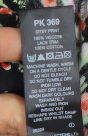 Womens UK Size 18 Simply Be Multicoloured Camisole Tank