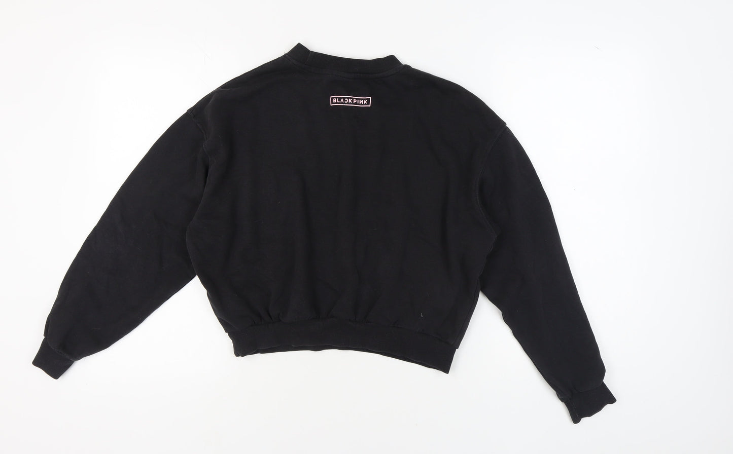Womens UK Size 12 H&M Black Pullover Sweatshirt