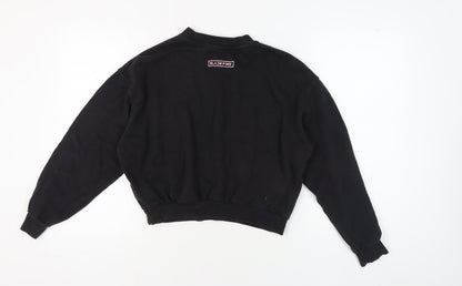 Womens UK Size 12 H&M Black Pullover Sweatshirt