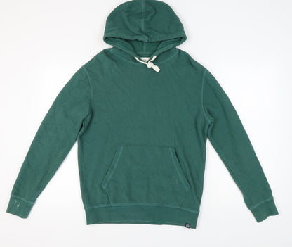 Mens UK Size S Marks and Spencer Green Pullover Hoodie