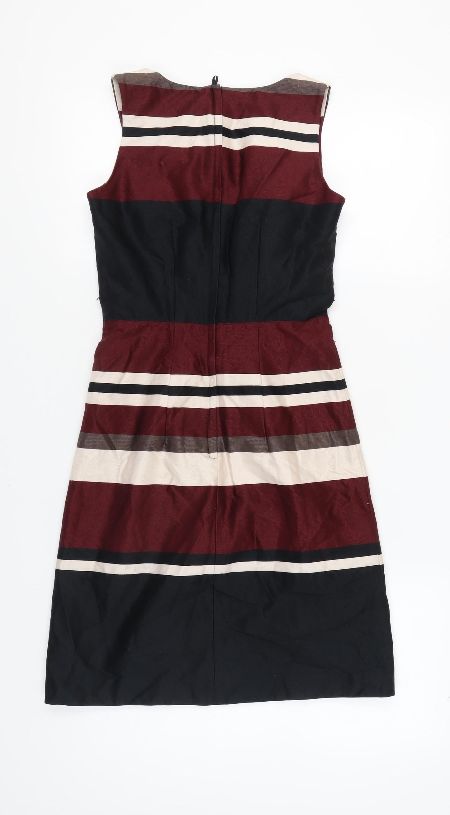 H&M Women's Multicoloured Striped Dress Size 6