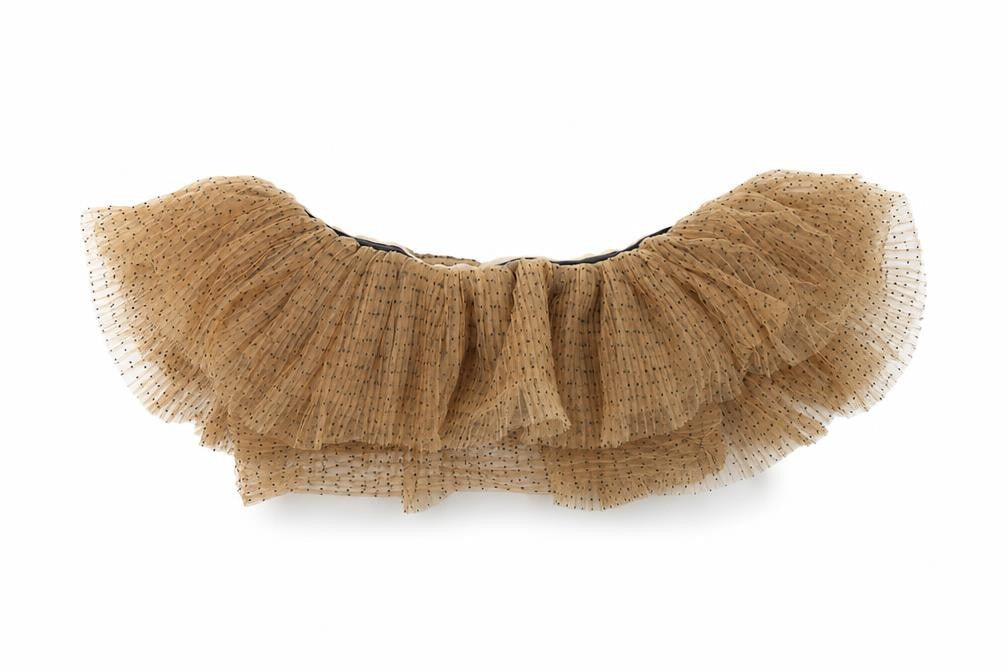 Womens UK Size S Zara Beige Cropped Blouse
